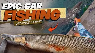 Epic Alligator Gar: Bowfishing, Rod Action & a Final Shot!