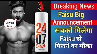 Tiktok star Mr faisu new announcement new product launch bye buy new product Jazzy Mr Faisu milne ka