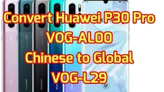 Convert Huawei P30 Pro VOG-AL00 Chinese to Global VOG-L29
