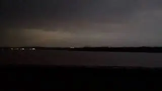 Heavy thunderstorms and rain in Chandigarh at Sukhna Lake