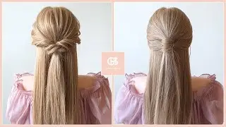 #9 ハーフアップ ハーフダウンヘアはシンプルで可愛くまとめろ