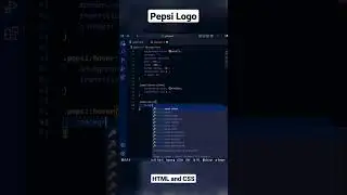 Pepsi Logo using html and css #coding #html #css #pepsilogo