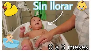 Como bañar a un bebe de 0 a 3 meses