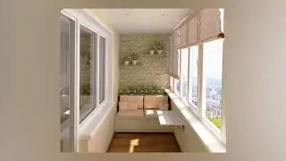 Интерьер балкона