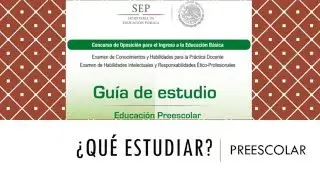 GUÍA DE ESTUDIO PREESCOLAR EXAMEN DE OPOSICIÓN