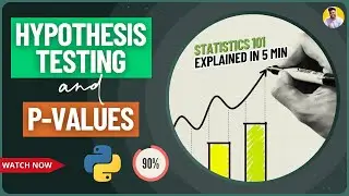 Hypothesis Testing in Data Science and P-values with Python | Statistics | Data Science Tutorial