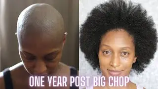 One Year Post Big Chop | Natural Hair Growth Journey