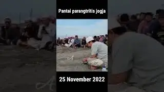 pantai parangtritis Jogja hari ini KHR. Moch Kholil As'ad 25/11/2022