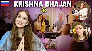 Visiting Kirtan in Russia 🇷🇺 Hare Krishna chanting | ISCKON 🕉️ Hinduism in Russia