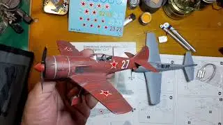 Ла-9 Борисоглебского лётного училища . 1:48 . Часть вторая . постройка.