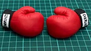 🥊 боксёрские перчатки из сахарной мастики 🥊 Boxing gloves made of sugar paste