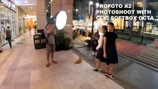 Photoshoot with Profoto A2 and Clic Softbox Octa in Manila