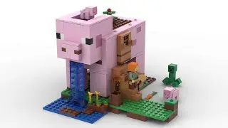 Lego 21170 The Pig House Speed Build Studio Bricklink LDD by PLegoBB