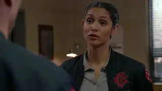 Stella Thanks Jack Damon For Saving Girls On Fire Program on Chicago Fire 12x10 (May 1, 2024)