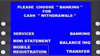 How to transfer money from SBI atm