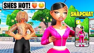 CREEPY ONLINE DATERS STALK REALISTIC BADDIE ON ROBLOX SNAPCHAT FOR 24 HOURS..
