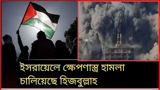 ফিলিস্তিনের পক্ষে যুদ্ধে নেমেছে হিজবুল্লাহ | পালানোর সব দরজা বন্ধ ইসরায়েলের | Palestine Israel war
