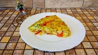 Фриттата. Сытный завтрак для всей семьи!