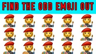find the odd emoji out
