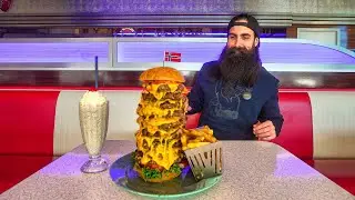 IN NORWAY YOU HAVE TO STAY SEATED FOR 15 MINUTES AFTER ATTEMPTING THIS CHALLENGE! | BeardMeatsFood