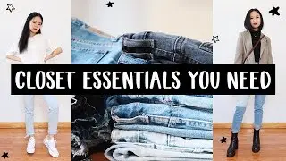 ALL THE CLOSET ESSENTIALS YOU NEED!