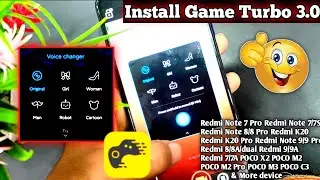 Install Game Turbo 3.0 in Any MIUI 12 Device & Voice Changer Feature Activated