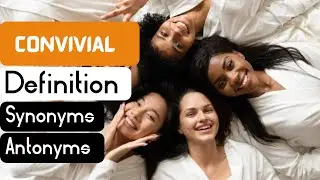 Convivial Pronunciation | Convivial Definition | Convivial Synonyms | Convivial Antonyms