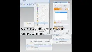 nx measure command show & hide | 