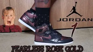 JORDAN 1 FEARLESS ROSE GOLD REVIEW + ON FEET / GINA 2.0?