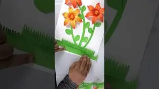 #diy #papercraft #craft #paperflowercraft #papercraftforhomedecoration #flowers #paperflower