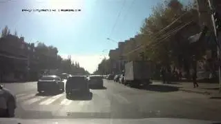Воронежский стиль езды по городу....