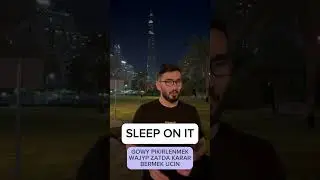 sleep on it -  cozup bilmeyan wajyp zadyn ustunde pikirlenmek #turkmenistan #ashgabat #shorts