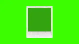 Polaroid Frame green screen footage