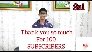 Tuje dheka song × Raske Qamar || THANK YOU FOR 100 subscribers || Special video. || by Sai Sankalp