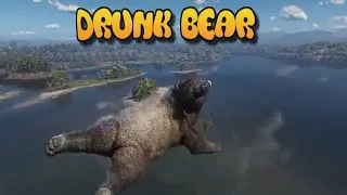 2 Minute Drunk Bear Gameplay in RDR2