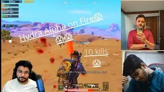 HYDRA ALPHA DEADLY ELITE COUSTOM ROOM GAMEPLAY | MVP WITH 10 KILLS 😱😱😱 | Alpha clasher opp |