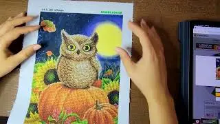 Вишивальна рулетка вересень.  Бісер та вишивка хрестиком