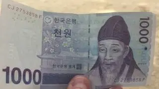 20 Second Korea: 1000 Bill Image Myeongryun Dang