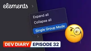 Dev Diary Ep32 - Single Group Mode and other updates!
