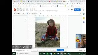 How to place a grid onto an image in Google Drawings