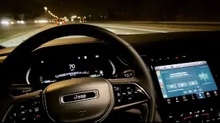 2023 JEEP GRAND CHEROKEE OVERLAND- POV NIGHT DRIVE‼️ #pov #nightdrive #jeep