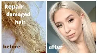 How to Fix EXTREMELY damaged hair | Hair care routine