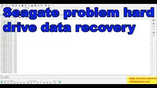 seagate ST3000DM001 problem hard drive data recovery