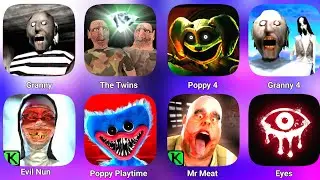 Poppy Playtime 4 | Granny Mod | Mr Meat | Eye Game | Evil Nun | Granny 4 Game|New Poppy Mobile Game