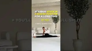 Doing a split is not just about beauty, but primarily about healthy joints