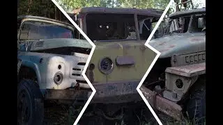 ЧЕРНОБЫЛЬ. КЛАДБИЩЕ ЗАБРОШЕННЫХ АВТОМОБИЛЕЙ В ПРИПЯТИ