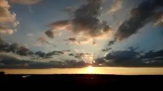 Sunset, with polarising filter.