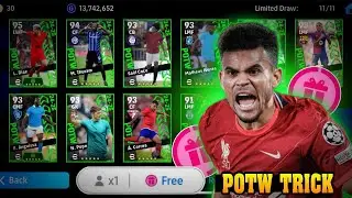 POTW 101 Rated Luis Diaz Trick🤯 | eFootball 2024 Mobile