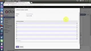 Serial number import in Odoo
