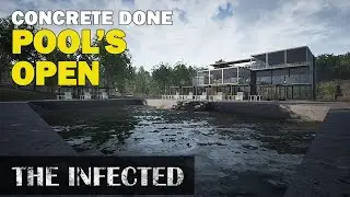 POOL CONCRETE is done | Base Building | The Infected Gameplay | S3 EP33